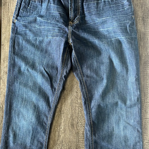 Tommy Hilfiger premium dark blue jeans.  Boot cut 30 x 30 - Picture 5 of 11